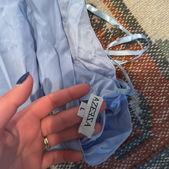 NWT Azeeza Elm Gown in Island size large - Picture 6 of 7